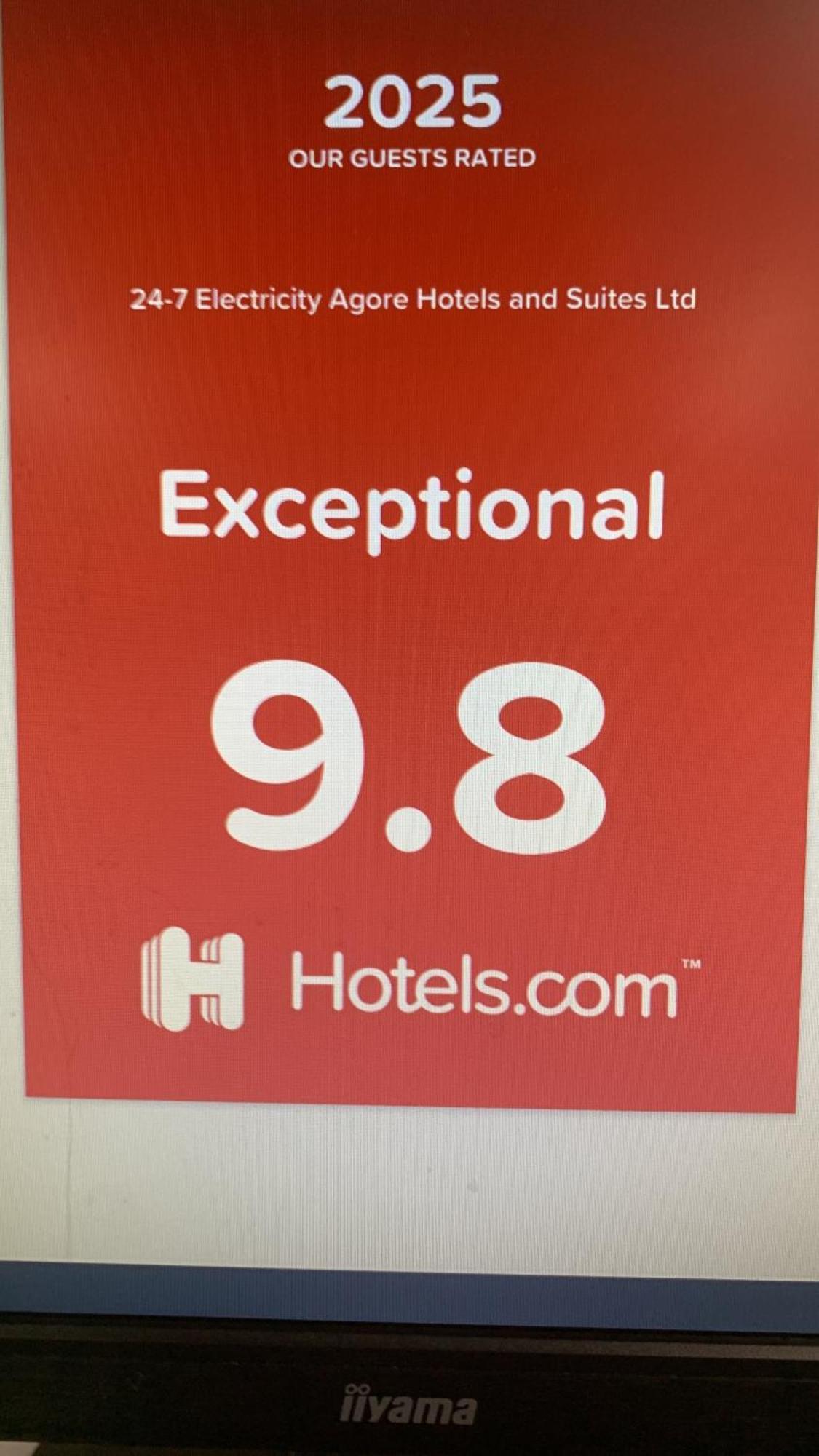 24-7 Electricity Agore Hotels And Suites Ltd Awoyaya Exteriör bild